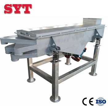 tobacco powder linear vibration screen sifter grading sieve machine