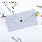 Manufacturer Customized Small Felt Key Pouch Card Coin Bag