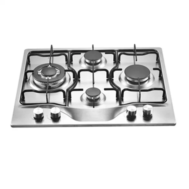 Built In 4 Burner Gas Cooker Cooktops With Safety Protection