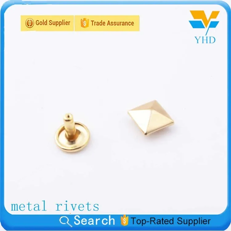 wholesale fashion decorative metal studs sizes grommets for handbags