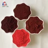 Concrete and cement coloring pigment iron oxide red