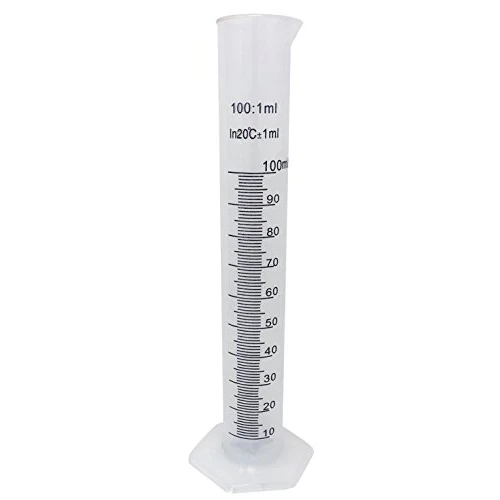 Função pp 10 ml 25 ml 250 ml 500 ml e 1000 ml tamanhos de vidro cilindro de medição graduado plástico de boa uso