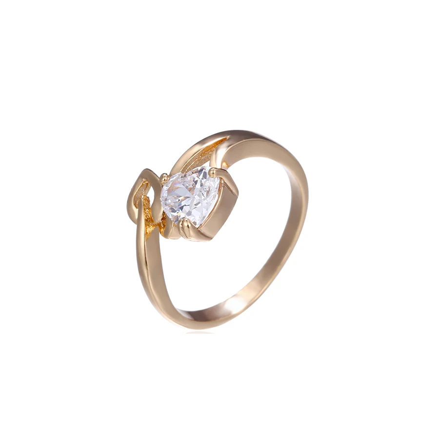 15024 Elegant fashion women gemstone ring 18k gold color double heart shape simple style finger ring
15024 Elegant fashion women gemstone ring 18k gold color double heart shape simple style finger ring