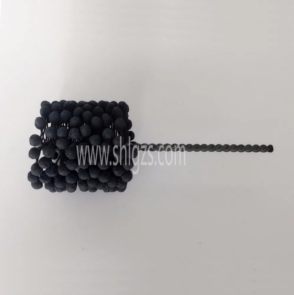 Deburring Polishing Cleaning Industrial Silicon Carbide Cylinder Bore Flexible Honing Brush