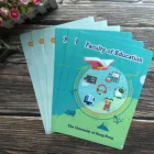 custom print A4 matt finish L shape file folder