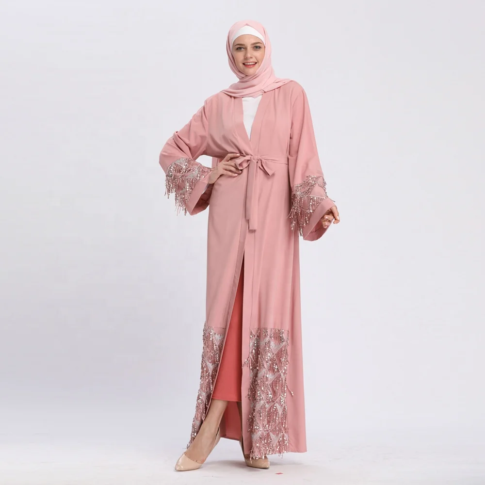 2019 wholesale new style long cardigan muslim front open kimono modern sequins abaya, Pink,gray,black
2019 wholesale new style long cardigan muslim front open kimono modern sequins abaya, Pink,gray,black