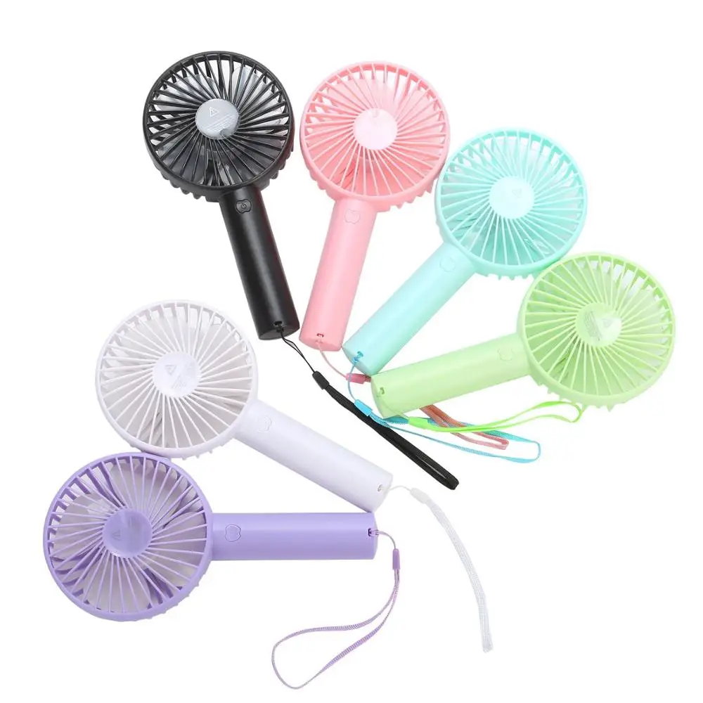 2019 summer artifact mini portable usb charger fan led light air cooler fans - ANKUX Tech Co., Ltd