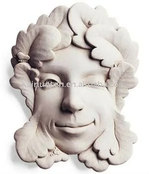 Hotsale resin relief sculptures, resin face
