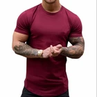 custom logo Slim fit Mens tee fit t shirt