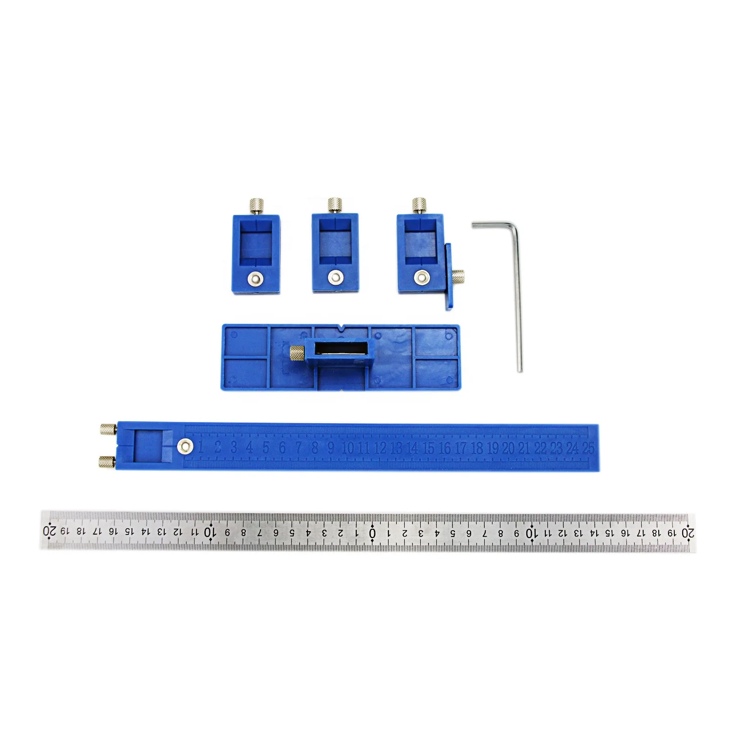 Detachable Hole Punch Jig Tool Drill Guide Sleeve Cabinet Hardware Wood Drilling Dowelling, Blue
Detachable Hole Punch Jig Tool Drill Guide Sleeve Cabinet Hardware Wood Drilling Dowelling, Blue