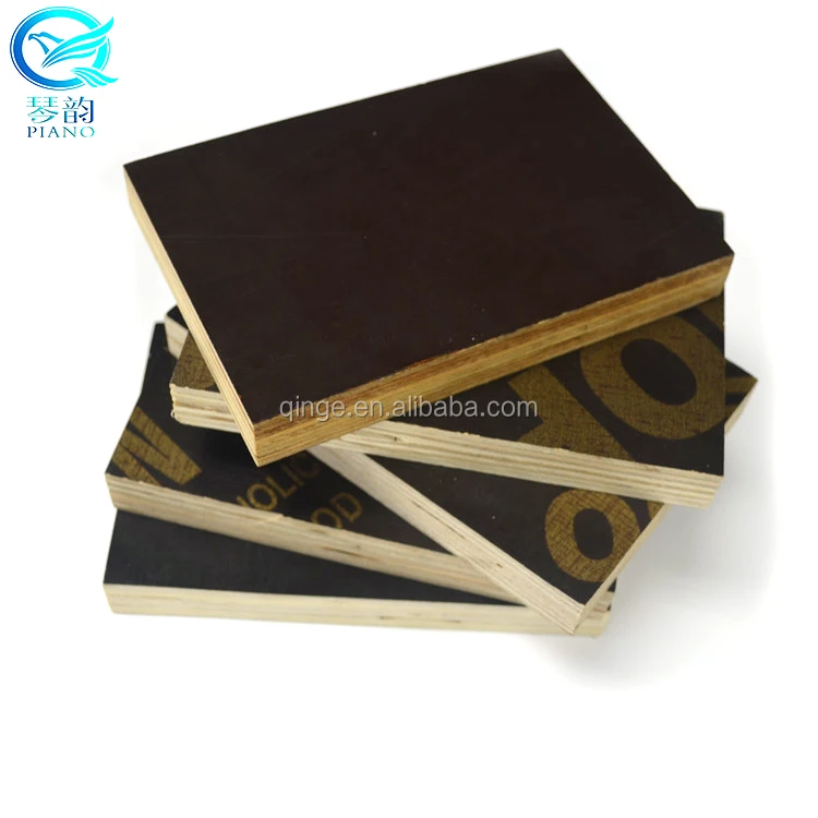 plastic construction film faced plywood 18mm with CE shuttering plywood film faced 18mm for plastic construction formwork