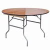 48 round plywood folding table with PVC edge
