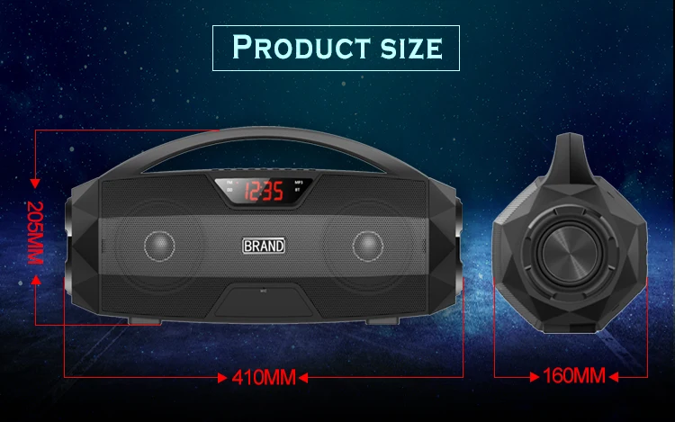 2019 hot High quality portable bluetooth wireless player speaker model:SX-A3 - ANKUX.COM