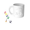 New Design Ceramic Mug DIY Cup Coffee Mug for Kid Toys Diy Porcelain Mug