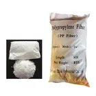 Microfiber Monofilament PP Fiber 6mm 10mm 12mm 18mm 19mm 20mm 24mm For Cement/Concrete/Mortar/Plaster