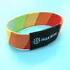 ISO14443A 13.56MHz Passive RFID FM08 Elasticized Woven Fabric Bracelet Wristbands for Access Control