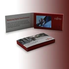Open and Play 2.4" video business name card size greeting magnetic credit holder with best price