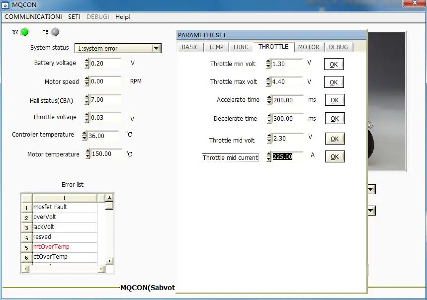 software sabvoton controller manual & software for the passcode