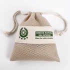 China Custom small nylon mesh gift bags with drawstring mesh drawstring gift bag mesh draw string bag