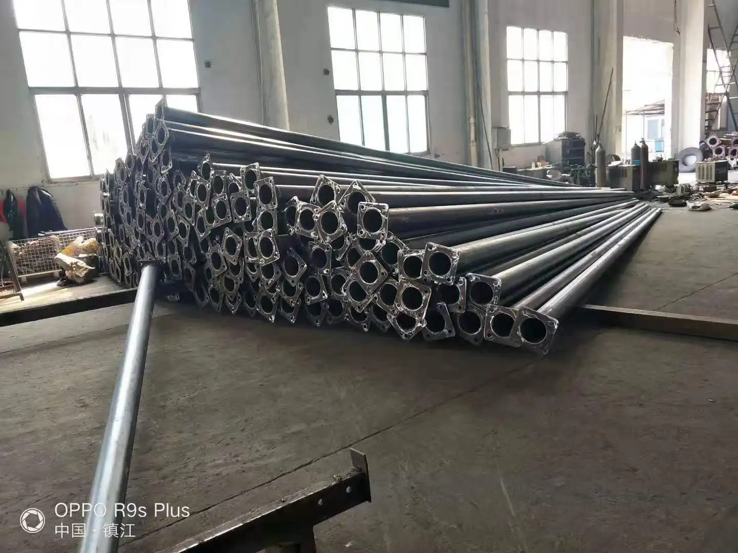 6 M Soporte Del Panel Solar Octogonal De La Calle Postes De Luz - Buy