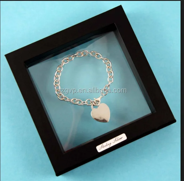new design heart shape red jewelry gift box wholesale