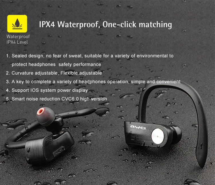 Mini cute waterproof dual channel mp3 player studio musci stereo in-ear wireless bluetooth earphone earbud - ANKUX.COM
