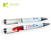 Hot selling promotional customized logo liquid floating pen with 2D or 3D attachments