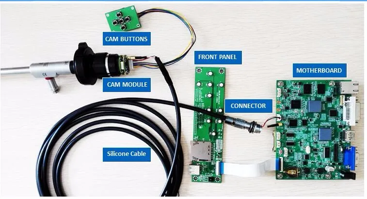 Microscope Camera Ccd Coms Board Module For Ophthalmology Laboratory Sony 1080p Full Hd Sd Card 