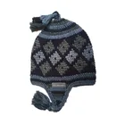 Jacquard Knitted Warm Ski Beanie earflap Winter Hat
