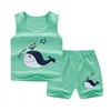 Baby Boys and Girls Clothing Sets Summer Baby Boy Clothes Suits Cartoon Tops + Pants 2 PCS set for sale