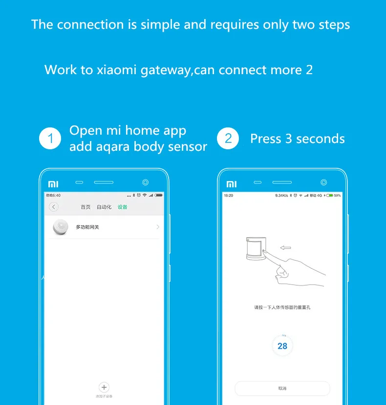 MIJIA Aqare High level smart home zigbee connecting body sensor for MIJIA smart home system - ANKUX.COM