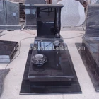 China black granite tombstone and monument pictures cheap price