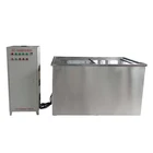 stainless steel double tank ultrasonic cleaner with industrial rasining and drying ultrasound cleaning washing machine