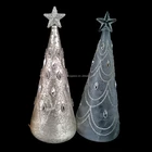 Table Mini Decor Indoor Table Mini Led Lighting Up Christmas Glass Tree Decor