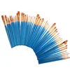 12pcs Colorful Nylon Hair Hobby Brush Set for Kids Painting Acrylic Brush
