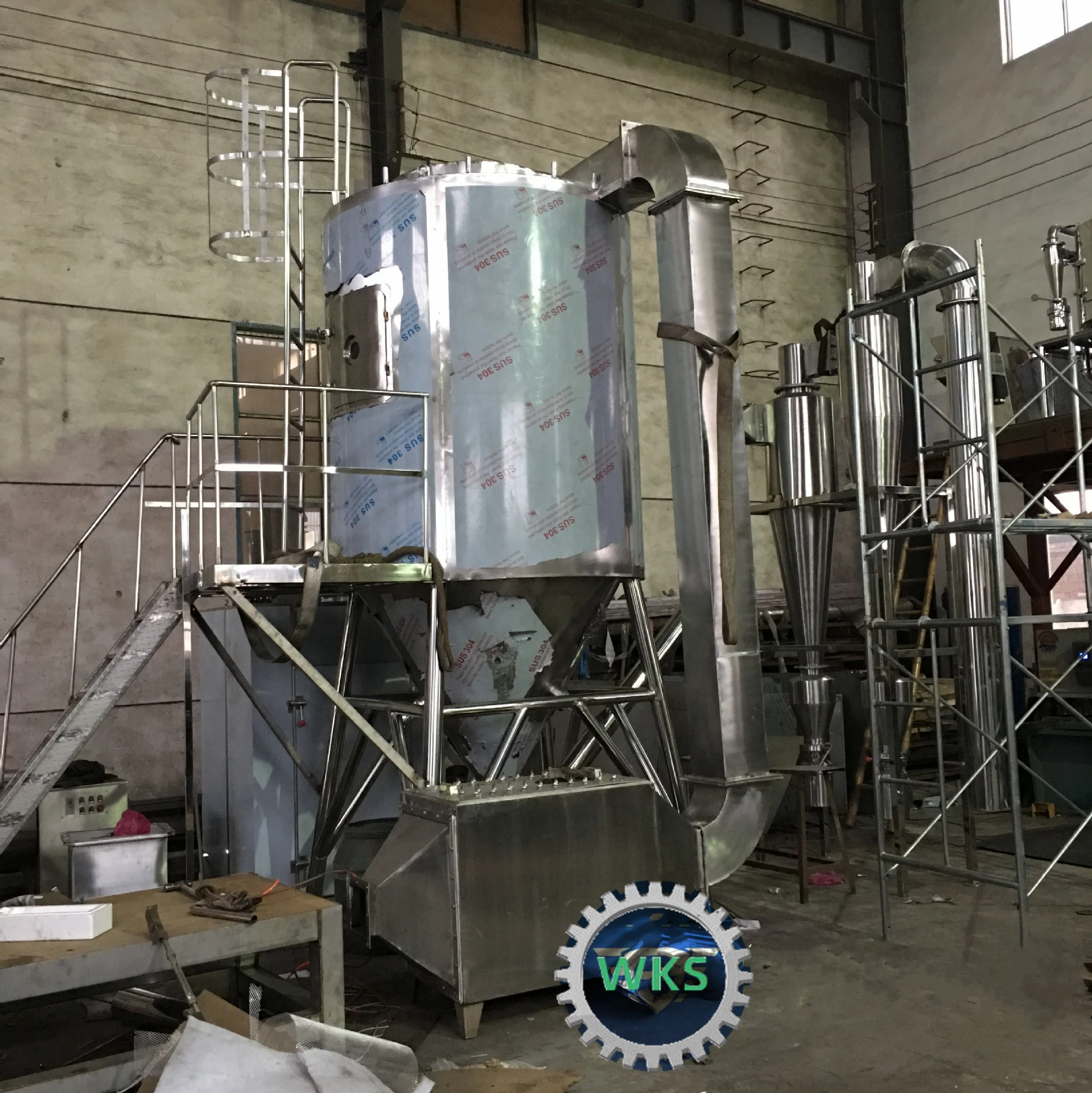 Drying Equipment High Speed Centrifugal Spray Drying Machine Talcum Powder Chemical Industrial Dryer Electricity Steam Oil Gas