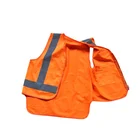 Hot selling eco-friendly custom safety men's casual vest reflective safety vest with led lights