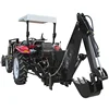 Factory direct supply 4x4 compact tractor 30hp tractor mounted front end loader and backhoe for sale