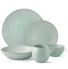 Environmentally friendly green ceramic dinner bone china dinnerware set