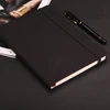 A4 A5 Journal Wholesale Hardcover Black Notebooks Leather Cover A6 B5 Business Cheap Composition Custom Diary Daily Weekly