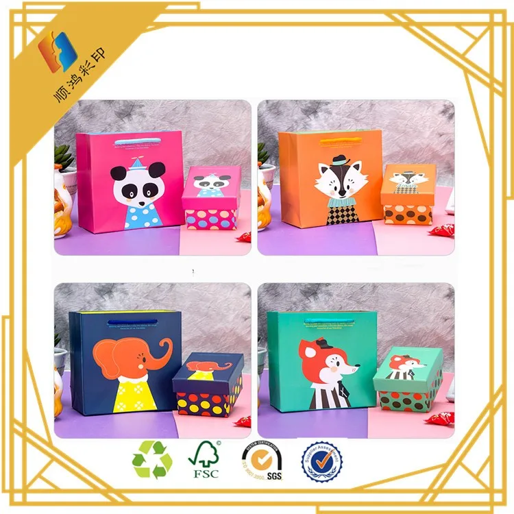 mini gift box packaging box with paper with your