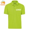 Men's Mesh Polo Shirt with Company's Logo Printed For Uniform or Promotional Advertisement Use