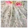 Cotton Fine Nylon Rayon Floral Guipure Mesh Lace Fabric For Women Dress