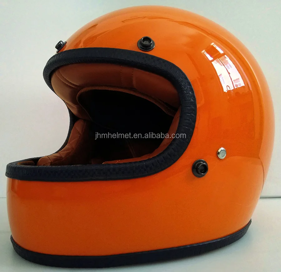DOT approved fiberglass vintage full face motorcycle helmet
