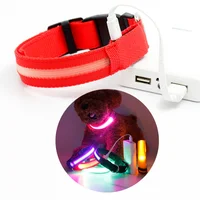 2018 Adjustable Pet Dog Cat Waterproof LED Light Flash Night Safety Collar USB rechargeable led dog collar
2018 Adjustable Pet Dog Cat Waterproof LED Light Flash Night Safety Collar USB rechargeable led dog collar