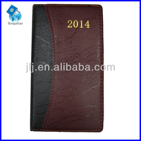 leather notebook with pen holder