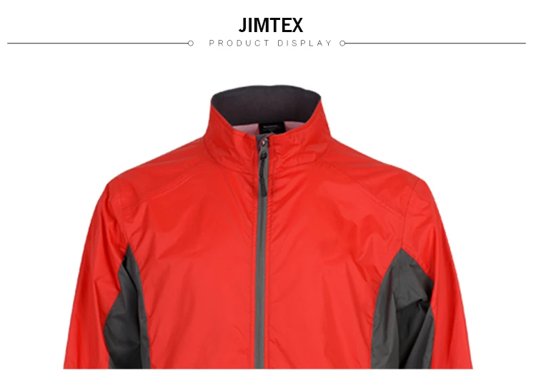 New design cheap outside long sleeve windproof cycling rain jacket men