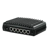 2019 Black Firewall hardware 6 lan pfsense fanless mini pc i5