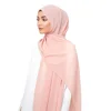 Newest hijabs scarfs 2019 muslim fashion luxury solid hijabs best quality Muslim chiffon hijab scarf