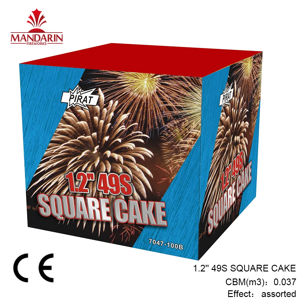 2 inch 49 shots chinese outdoor ce cake fireworks